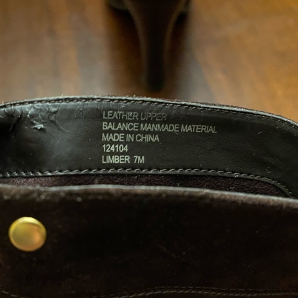 Franco Sarto Women's Ankle Boots Booties Brown High Heel Suede Size 7M - Picture 10 of 10